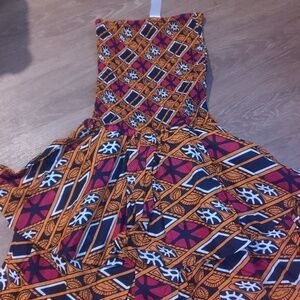 Beautiful African Halter Dress